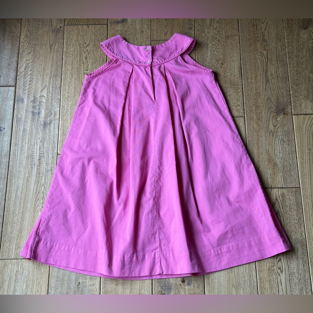 Little English Pink Round Circle Collar Sleeveless Dress size 6 - Picture 5 of 9
